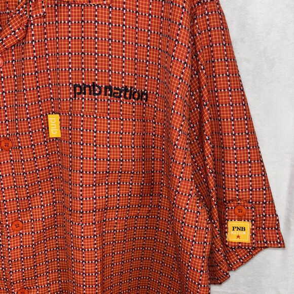 Vintage PNB Nation Clothing Oversized Button-up Woven Shirt Sz 2XL - Picture 3 of 6